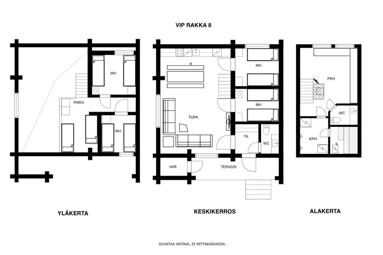 Vip Rakka Villas 7 & 8 Леви Екстериор снимка